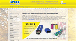 Desktop Screenshot of lapopp.de